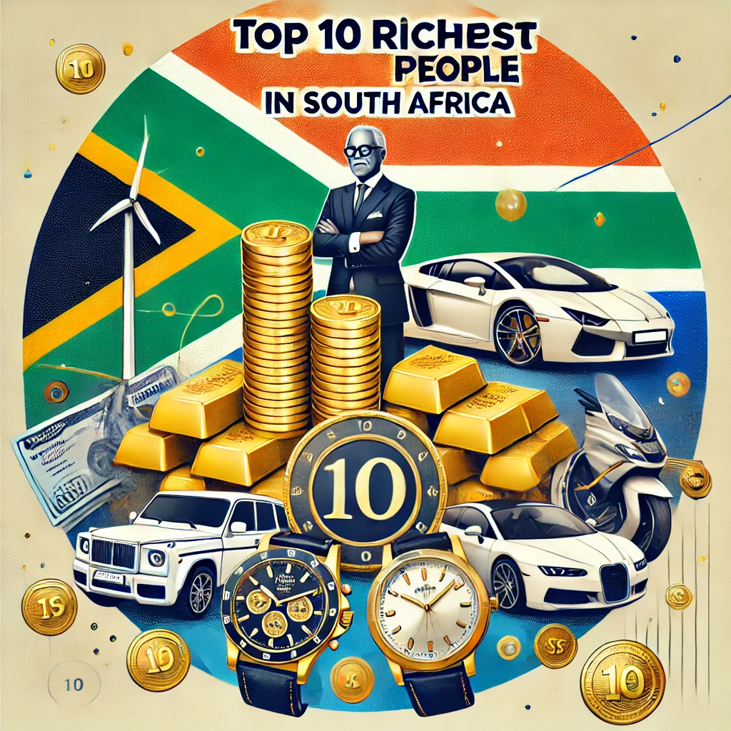 top 10 richest people in South Africa